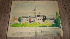 DESSIN ORIGINAL - 1941 - H. Boulanger - La Grande Trappe (Soligny Orne) - II - Picture 1 of 3