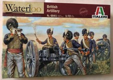 ITALERI 1/72 6041 BRITISH ARTILLERY WATERLOO NUOVA