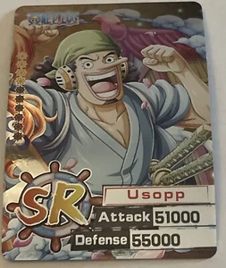 USOPP SR Holo Foil ONE PIECE Anime TCG CCG Collectible Card - Picture 1 of 2
