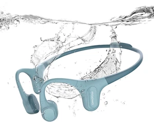 Run plus Cuffie a Conduzione Ossea, Impermeabili IP68, Open Ear Bluetooth Con Mi - Foto 1 di 12