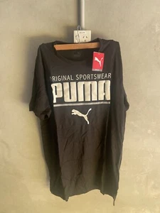 puma mens black t shirt sz s bnwt H1 - Picture 1 of 6