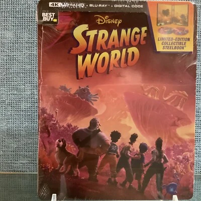 *New, Unopened* Disney Strange  World 4K Ultra HD  Best Buy Exclusive Steelbook - Image 1 of 4