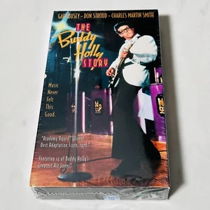 The Buddy Holly Story - VHS - New / Sealed - Watermark - Gary Busey - Foto 1 di 5