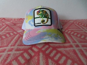 Goorin Bros Animal Farm Mütze Trucker Snapback Cap CHAMÄLEON - KARMA Batik Pink - Bild 1 von 6