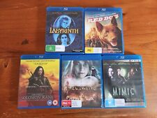 Set of 5 DVD Blu-ray discs, excellent condition bulk sale inc. Labyrinth 