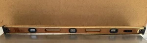 Fat-Max  Stanley 42-350 Contractor Grade 48 Inch Brass Bound Mason's Level WOOD - Picture 1 of 24