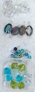 30 Pcs Connectors Bracelet Links Crystal Jewelry Making Beads Charms - Picture 1 of 5