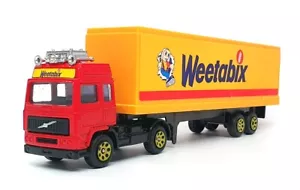 Corgi 1/64 Scale 53348 - Volvo Truck & Trailer Weetabix - Yellow/Red - Picture 1 of 5