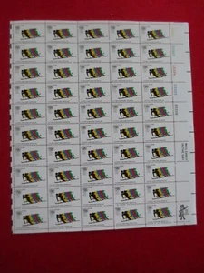 DOC Scott # C85 OLYMPIC GAMES Skiing 11¢ 1972 SHEET of 50 MNH - Picture 1 of 9