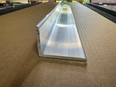 3/16" Thick x 2" x 3" Aluminum Angle x 12" Long, 6061 Aluminum - Image 1 of 3