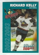 2002-03 Kelowna Rockets (WHL) Richard Kelly