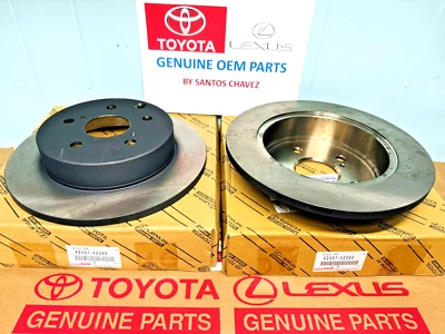 Rotor de disco de freno trasero Toyota RAV4 X2 2006-2018 PIEZA ORIGINAL FABRICANTE DE EQUIPOS ORIGINALES 42431-42060 Foto 1 de 4