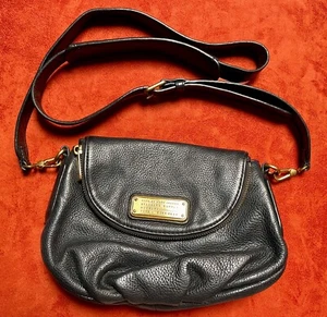 Marc by MARC JACOBS Umhängetasche Handtasche schwarz CAVIAR Leder - Bild 1 von 12