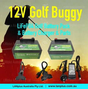12v 25ah 12v 18ah Golf buggy battery pack & Battery charger - Picture 1 of 17