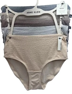 Anne Klein 5er Pack Höschen weich Mikrofaserbesatz Größe Small | Weltweiter Versand - Bild 1 von 8
