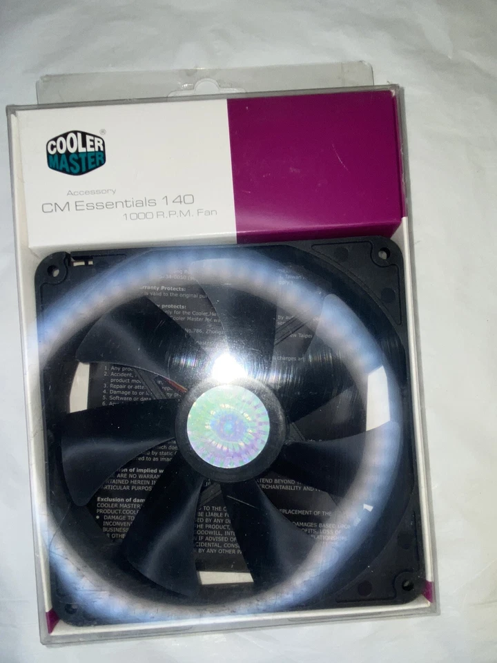 Cooler Master Cooling Fan - 1 x 140 mm - 1000 rpm 1 x Sleeve Bearing