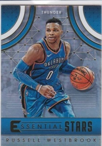Tarjeta INSERTAR BALONCESTO RUSSELL WESTBROOK Essential Stars OKC Thunder LA Lakers! - Imagen 1 de 2