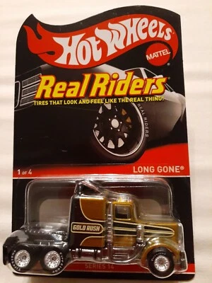 Hot Wheels RLC Long Gone REAL RIDERS GOLD RUSH series 14  #3068/5000 Rare 2016 - Image 1 of 4