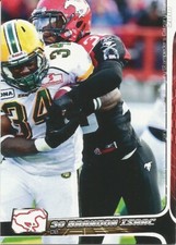 2010 EXTREME CFL BRANDON ISAAC CALGARY STAMPEDERS (SOUTH CAROLINA GAMECOCKS SEC)