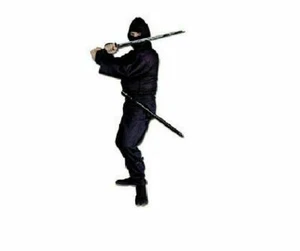 ProForceÂ® 100% Cotton Traditional Ninja Ninjitsu Uniform Costume Larp Cosplay - Picture 1 of 1