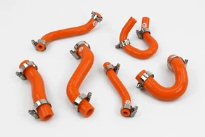 Silicone Front Trunk Heater/Brake Booster Hoses fit Toyota MR2 MK2 LHD Orange - Picture 1 of 4