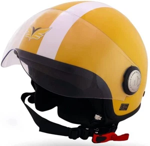 Yamaha Avion Polycarbonate Anti- Scratch Half Face Helmet - Picture 1 of 6