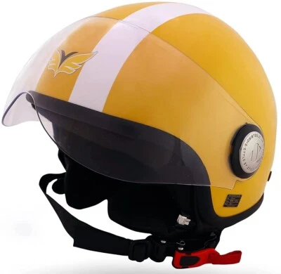 Yamaha Avion Polycarbonate Anti- Scratch Half Face Helmet - Image 1 of 4