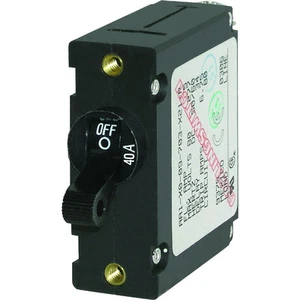 Blue Sea A-Series AC/DC Circuit Breaker 40A Amp Magnetic Single Pole Toggle 7224 - Bild 1 von 1