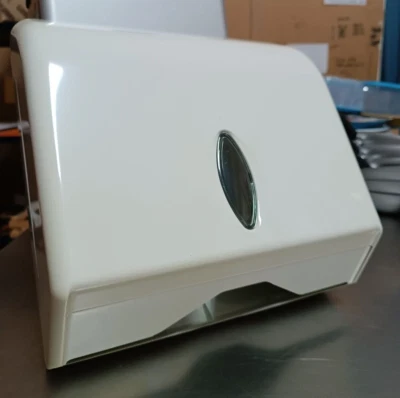 Dispenser Salviette Bagno Ristorazione Bar 30x10,5x29hcm Bianco - Immagine 1 di 4