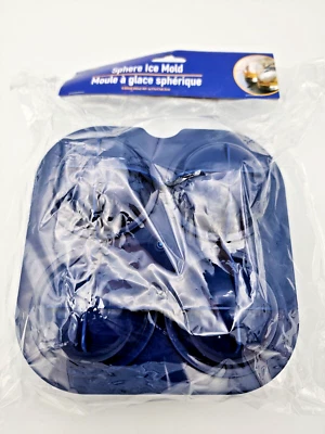 Ice Sphere Molds Frozen Fruit Trays Plastic Four 2.25” Spheres/Tray - Image 1 of 4