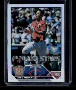 2023 Topps Series 2 #505 Jose Miranda pellicola arcobaleno - Foto 1 di 2