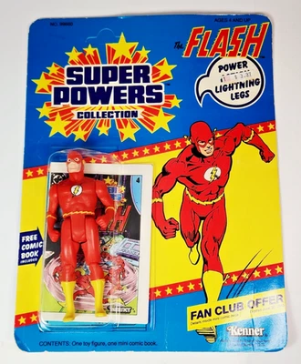 The FLASH 1984 Kenner Super Powers Collection Action Figure Sealed DC Comics Unp - Image 1 of 4