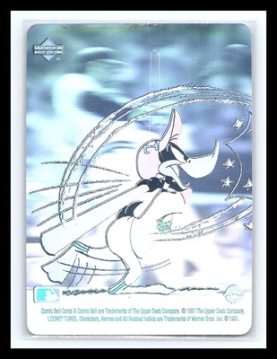 💥 1991 Upper Deck Comic Ball 2 hologramas Pato Lucas Reggie Jackson Salón de la fama 1991 Uppe Foto 1 de 2