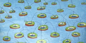 Matthew Ronay (b. 1976) Art Poster - 2004 Whitney Biennial Box Set - 11” x 22” - Picture 1 of 8