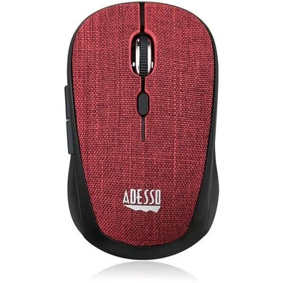 Adesso iMouse S80R - Wireless Fabric Optical Mini Mouse (Red) (IMOUSES80R) - Image 1 of 4