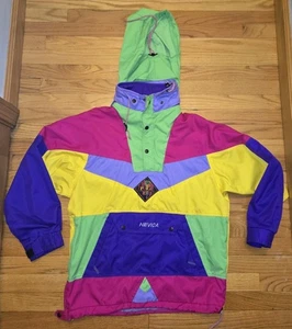 Nevica Vintage 80s/90s Colorblock Neon Ski Snowboarding Jacket Size XS Colorful - Picture 1 of 6