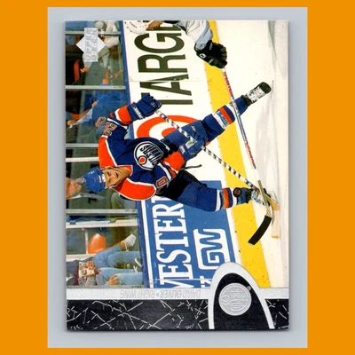 David Oliver #60 1996 Upper Deck Edmonton Oilers Hockey Card NHL NM - Image 1 of 3