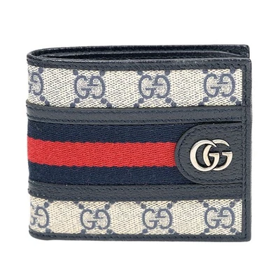 Gucci Ophidia Supreme Wallet Navy 597606 96IWN 4076 53748673 - Image 1 of 2