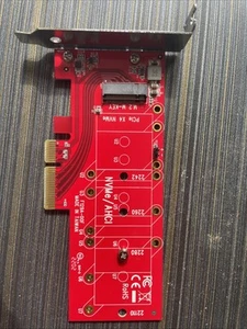 Startech.Com X4 Pci Express M.2 PCIE 3.0 Adapter NVME (PEX4M2E1) M.2 SSD - Afbeelding 1 van 2