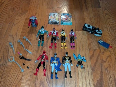 Power Rangers Megaforce Лот товаров из 8-5" Фигурок и Оружия Трансформеры Оптимус Прайм  - Изображение 1 из 4