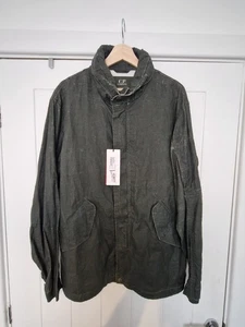 CP Company Plated Linen Military Jacket Size 50 (Medium/Large) Brand New - Picture 1 of 12