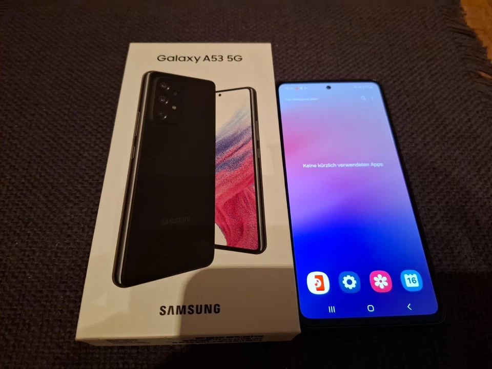 Samsung Galaxy A53 5G - 128GB - Awesome Black (Ohne Simlock) (Dual-SIM) - Bild 1 von 4