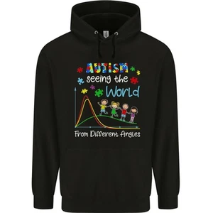 Autism World From Different Angles Autistic Childrens Kids Hoodie - Picture 1 of 29
