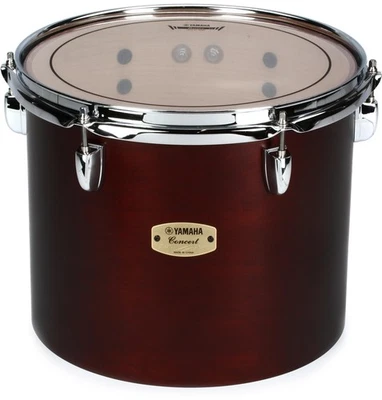 Tom de concierto Yamaha serie 8000 de una sola cabeza - 10 pulgadas x 12 pulgadas, madera oscura Foto 1 de 4