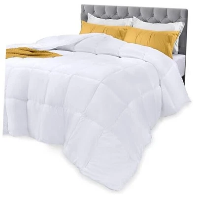  Edredones tamaño king, inserto de edredón para todas las estaciones, plumón king (paquete de 1) blanco Foto 1 de 4