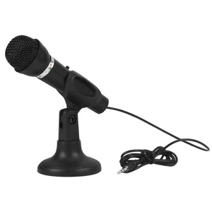 Capacitor Microphone Computer Recording Microphone Wired Computer (Black) - Picture 1 of 12