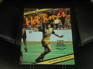 MARCH 1, 1986 DALLAS SIDEKICKS AT CHICAGO STING MISL SOCCER PROGRAM NR MINT - Picture 1 of 1