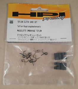 HPI Racing A886 Teflon Clutch Shoe Set Nitro RS4 Racer Super Mini Rush RC Part - Picture 1 of 6