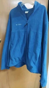 Columbia Sportswear Blau Full Zip Langarm Fleecejacke Herren XL - Bild 1 von 9