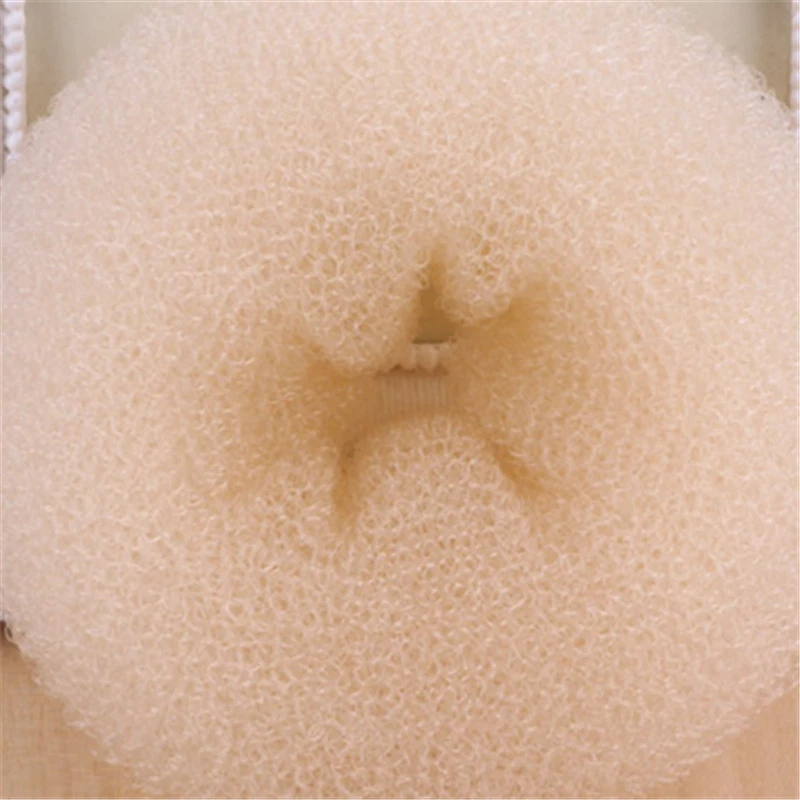 Envolturas para moños negro marrón rubio moño grande donut accesorios para el cabello al por mayor Foto 1 de 1